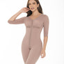09418 - KNEE LENGTH WITH 3 LEVELS OF HOOKS AND BRA WITH LONG SLEEVE