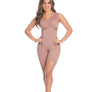 09216 - ATTACHED BRA, SLEEVELESS, SIDE ZIPPER, MID-THIGH
