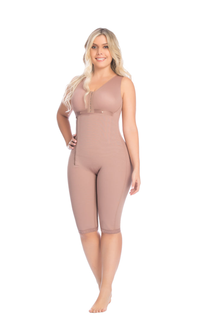 09010 - Attached Bra , Sleveless , Side Zipper, Knee-Lenght